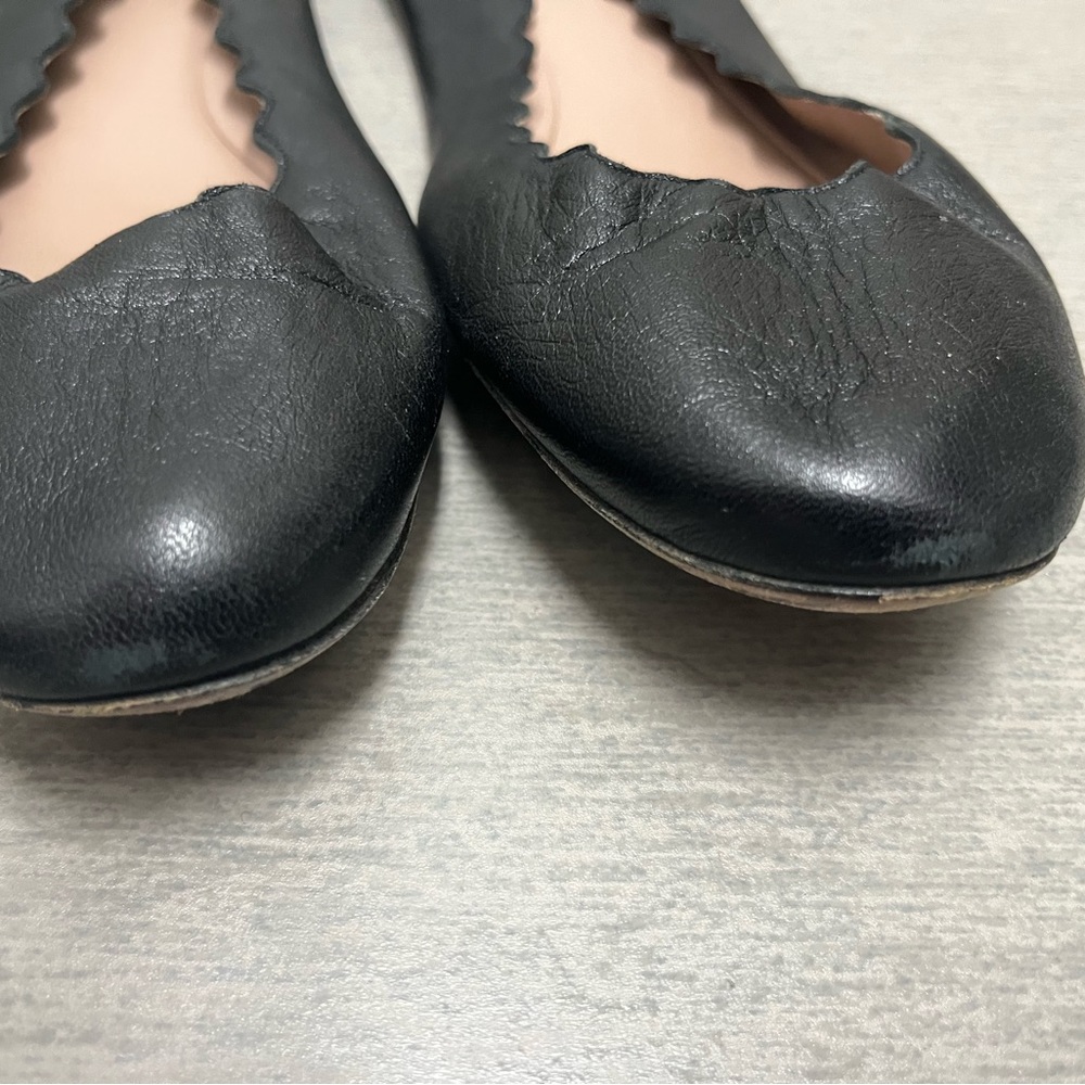 Chloe Scalloped Ballet Flats - Picture 4 of 4